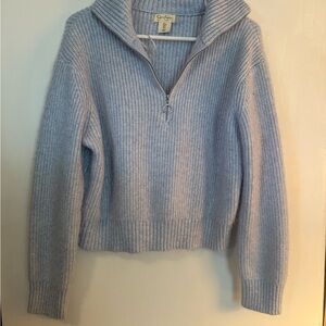 Jessica Simpson Blue Cowl Neck Sweater